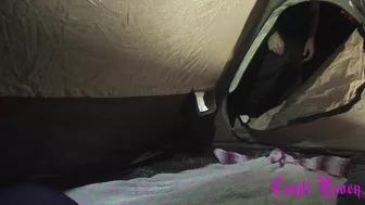 Best Friends Almost Get Caught Fucking In A Tent