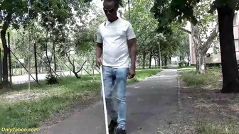 Lucky Day For Fake Blind Old Man