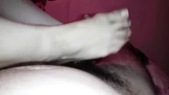 Footjob Com Minha Putinha