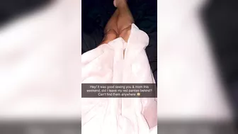 Sexting My Stepdad On Snapchat - I Squirt In My Panties, Leave Them In Public And He Jerks Over Them