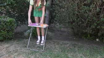 Petite Girl Scout Teen Shows Up To Sell Cookies And Get Dick