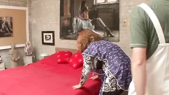 Redhead Granny Shown In Lingerie Before Getting Her Pussy Pounded By Eager Cock In German Amateur Sex