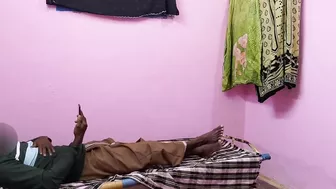 I Was Watching Porn Video On Phone In Bed Room And Holding Penis In Hand Tamil Aunty Bavana Came In Shocked I Pulled Her And Ha