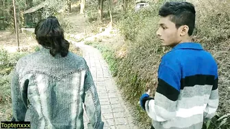 18Yrs Boy Fucking 25Yrs Girlfriend At Forest! Indian Outdoor Sex