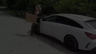 Horny Housewife Milf Gets Fucked In The Parking Lot