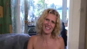 Blonde French Lady Getting Her Good Looking Body Covered In Cum