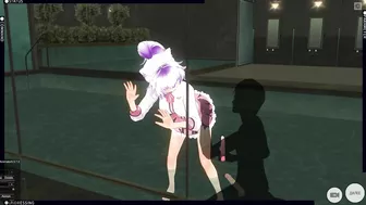 3D Hentai Fucked Schoolgirl With A Vibrator In The Pool