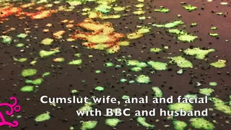 Cumslut Wife, Facial And Raw Anal With Bbc And Husband