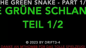 Extrem 40 Inch Green Dildo Snake For Sissy D - Part 1 Of 2