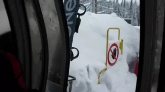 Public Anal Sex In Ski Lift. Minus 20 Degrees In Winter