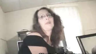 Miscarraige Momma Glasses Bitch Saggy Titty Whore Sucks Dick Rough Train Wreck Life Slut