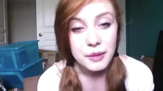 Amateur Redhead Masturbates Again