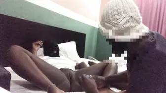 Fingering Ebony Black Teen To Orgasm Before Banging Her With My Bbc