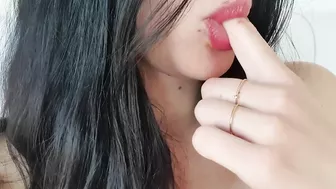 Self Finger Sucking And Anal Play, Double Penetration (Asmr+Joi)