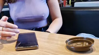 I Flash My Natural Breasts In Public At A Mcdonald's Restaurant