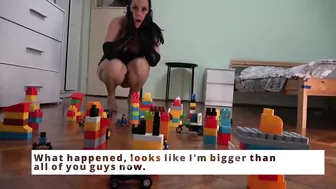 Giantess Anna Destroys A Tiny City