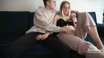 Young Babe Gets Well Fucked And Facial On The Couch - Amateur Sextape