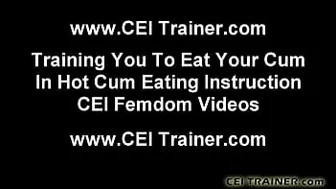 Cum Eating Encouragement Joi Masturbation