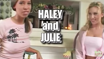 Haley And Julie Loved Having Group Sex With This Super Lucky Guy And His Cock