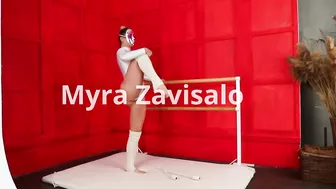 Russian Babe Myra Extremely Hot Gymnastics