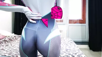 Sexy Spider-Man Multiverse: Miles Morales Passionately Fucked Gwen Stacy & Filled Her Mouth With Cum