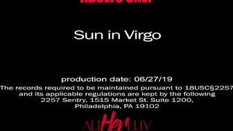 Allherluvdotcom - Sun In Virgo - Teaser