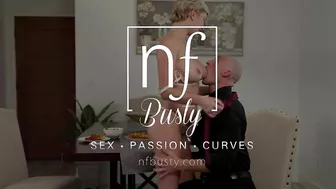 Nfbusty - Busty Blonde Skye Blue Has A Bj For Dessert - S14:E3