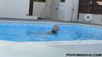 Naughty Chick Fucked By The Pool