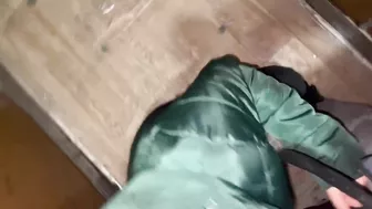 Fucked A Neighbor In The Elevator And Cum On Jacket