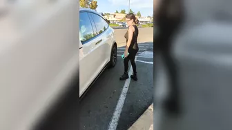 Quick Video Of My Horny Pussy In The Parking Lot After Orgasm In Jcpenney