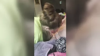 Step Sister Gives Best Blowjob With Facial