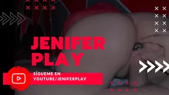 Jenifer Play - Un Rico Mañanero! Sacotoda La Leche Montando Una Gran Polla