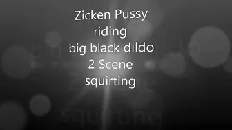 Zicken Pussy Fucks 2 Dildos In A Row