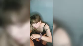 Pov Blowjob In Black - Full Video With Cum On Of