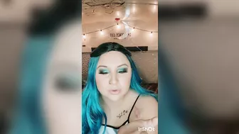 Blue Haired Toy Slut