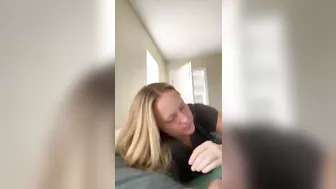 Step Sister Chokes On Cock