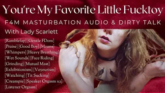 F4M Audio - Be My Favorite Fucktoy - Gentle Fdom Real Masturbation & Dirty Talk