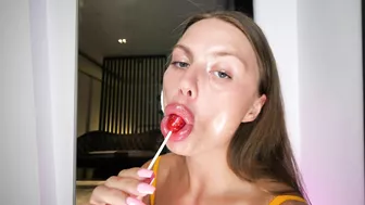 I Sucked His Cock Like A Lollipop! Rough Sloppy Face Fuck, Deepthroat, Then He Cums In My Mouth