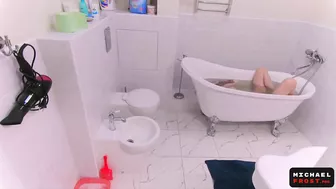 Step Sister Didn't Want To Leave The Bathroom And Got Fucked For It - Pov - Family Fantasy