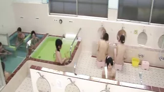 Japanese Babes Take A Shower And Get Fingered By A Pervert Guy