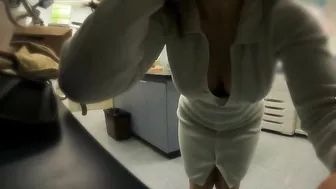 Caught Boss Fucking Secretary In Copy Room At Office Christmas Party