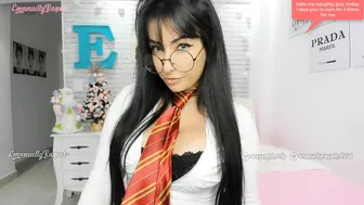 Harry Potter Female Version Cosplay 2 Times Cum Challenge, Can You Make It