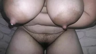 Slutty Bbw Milf Stepmommy Showing To You Her Huge Lactating Boobs And Hairy Wet Pussy - Milky Mari