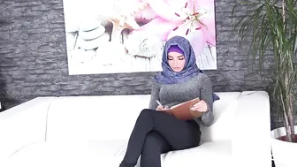 Gorgeous Muslim Girl In Hijab Gets Her Shaved Tight Pussy Filled With Neighbor's Cock