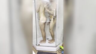 Sex Of A Crazy Hot Russian Lovers Into The Shower