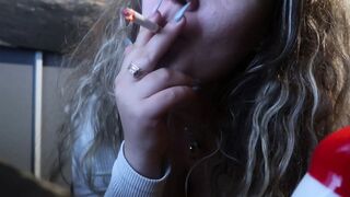 Hey Bae Im Prating Oral Sex Toy While Smoke A Cigarette! Im Doing Beautiful