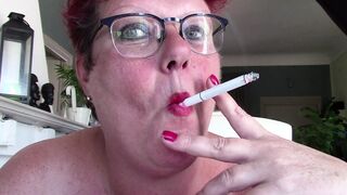 Smoking Cutie Sex Toy Sucking Off Fiance