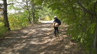 Ripped Her Leggings And Nailed Into The Park - Outdoors Sex