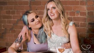 Teaser: Charlie Invites Her Friends For Dinner Which Ends Up Inside A Filthy Group Sex