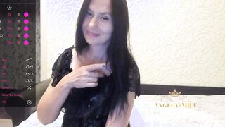 Playful Dark Haired Milf Gets Naked Down And Becomes A Doggy Style, Opening Her Irresistible Booty For A Young Dick, Waiting For Him To Enter It, Banged! Him To The Very Nuts And Cum / Angela-Milf